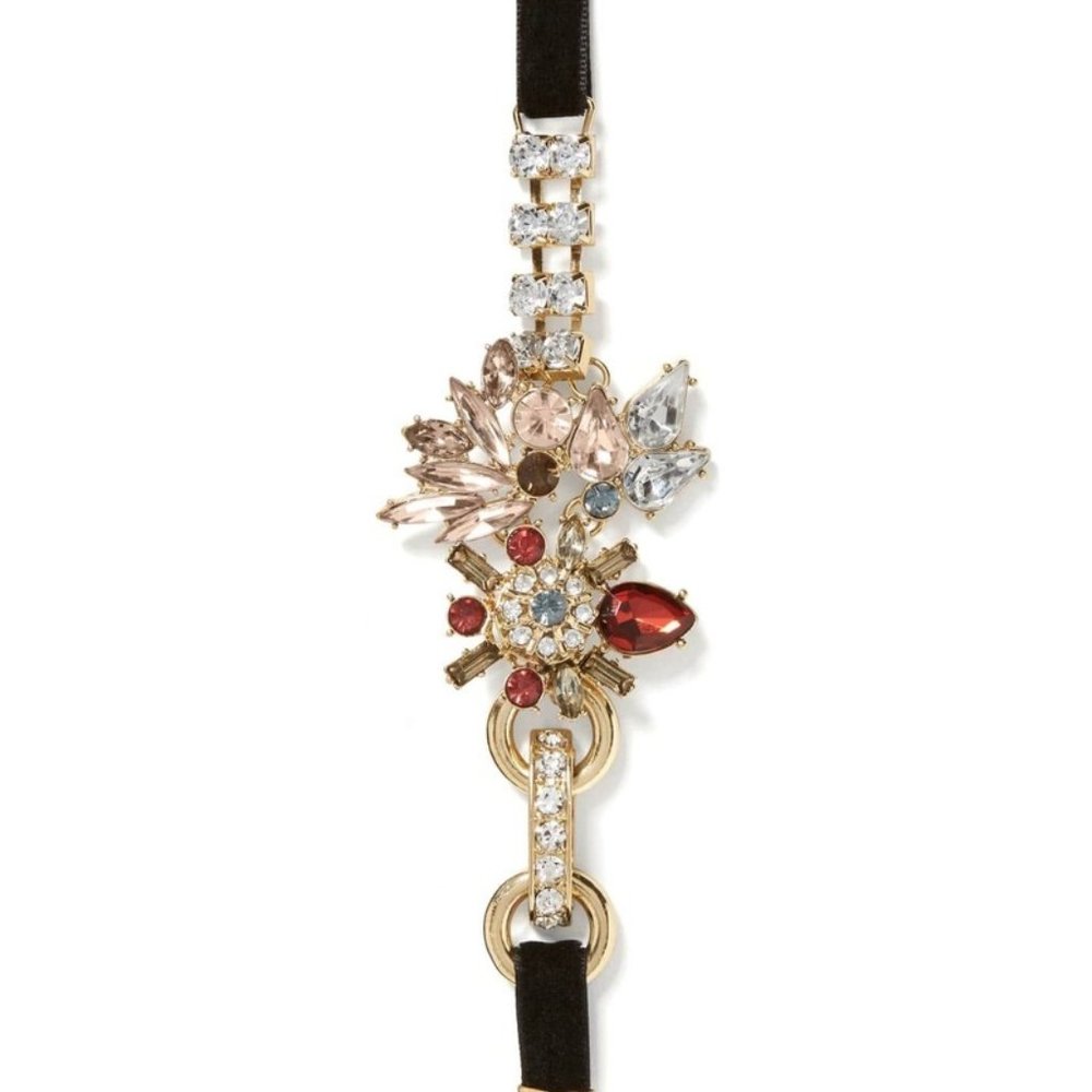 Banana Reublic Treasure Trove Fireworks Savannah Crystal Toggle Bracelet NWT 74